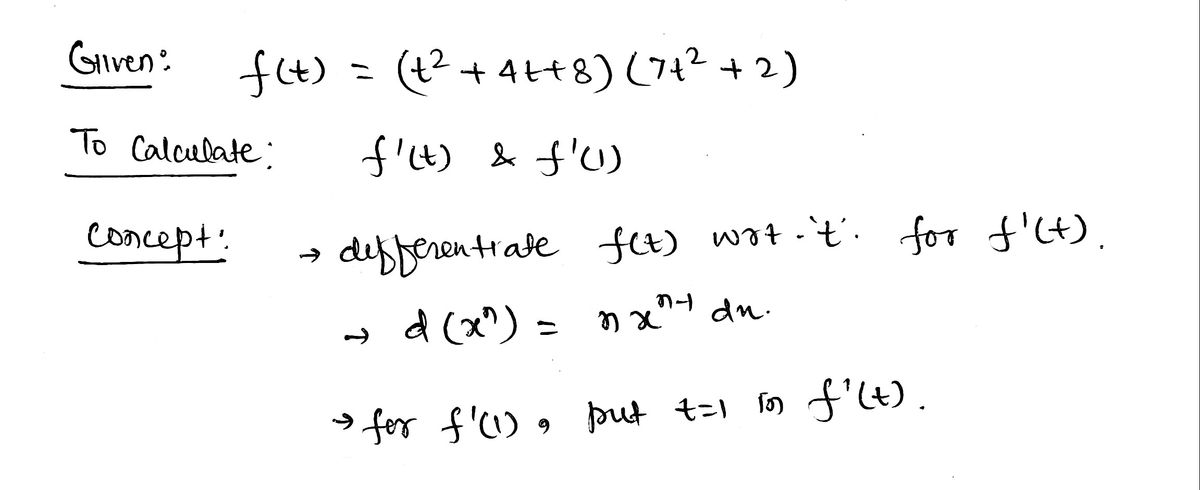 Calculus homework question answer, step 1, image 1